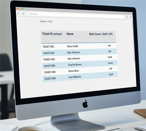Ventilatsiooni registreerimine excel