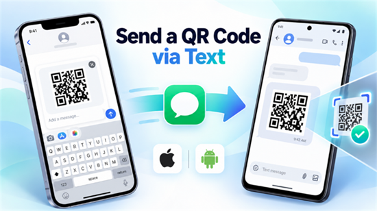QR-koodi saatmine tekstiga