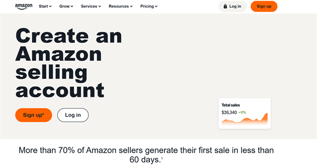 Amazon müüja konto