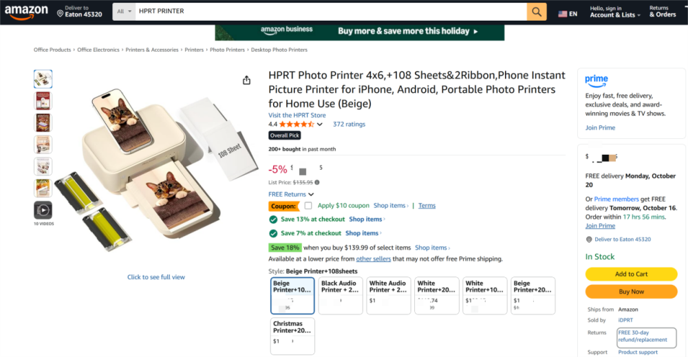 Amazon toote kirjeldused
