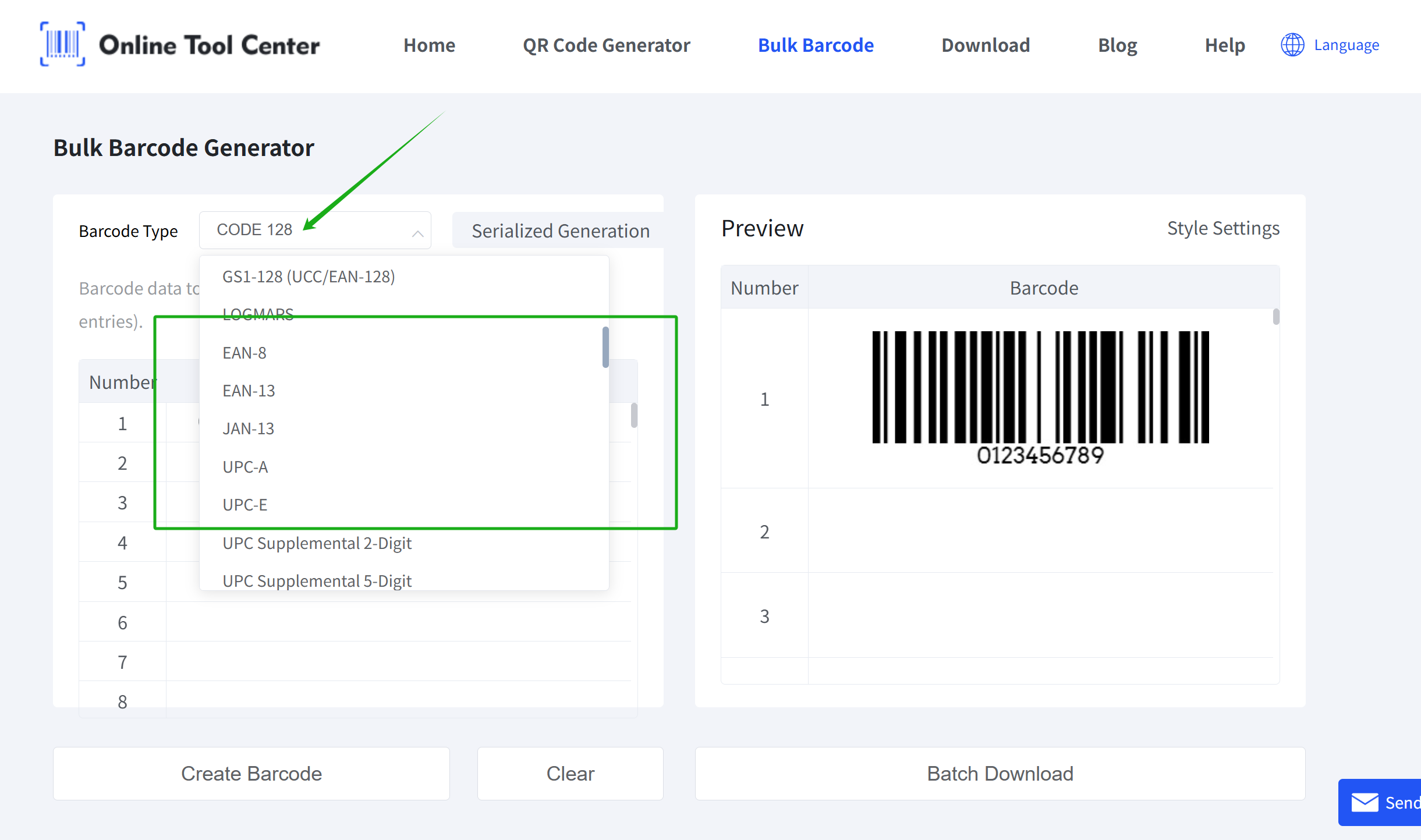 choose right barcode format valige õige viivakoodi vorming