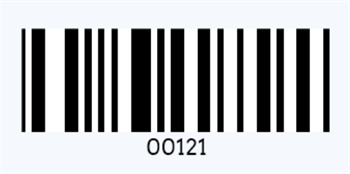 UPC Supplemental 5 Digit UPC täiendav 5-numbriline