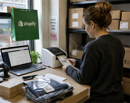 rint viivakoodi etiketid shopify jaoks