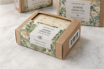 handmade soap with barcodes käsitsi valmistatud seep viibakoodidega