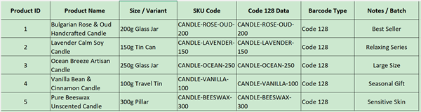soap product barcode excel seebitoode viibakood excel