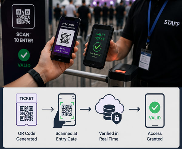 how QR code ticket validation work Kuidas QR-koodi piletite valideerimine töötab