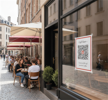 Oster koos QR-koodiga