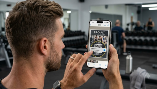 QR-koodi skaneerimine iPhone'is