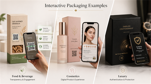 Interactive packaging examples Interaktiivsete pakendite näited
