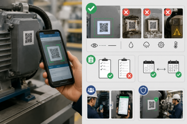 n&otilde;uanded QR-koodi seadmete inspekteerimiseks