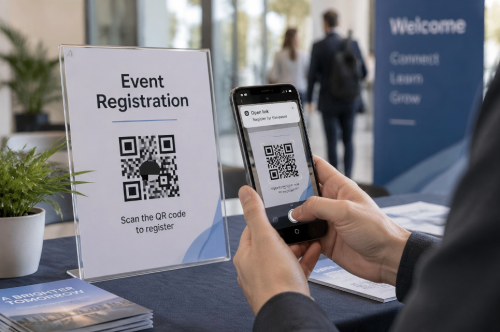 QR-kood registreerimiseks
