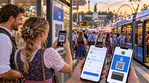 skaneerida QR-koodi pileti jaoks