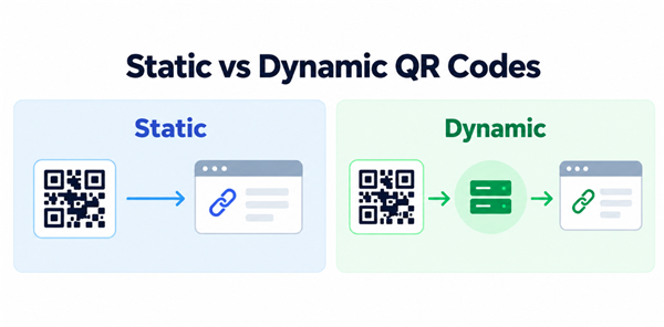 staatilised vs d&uuml;naamilised QR-koodid